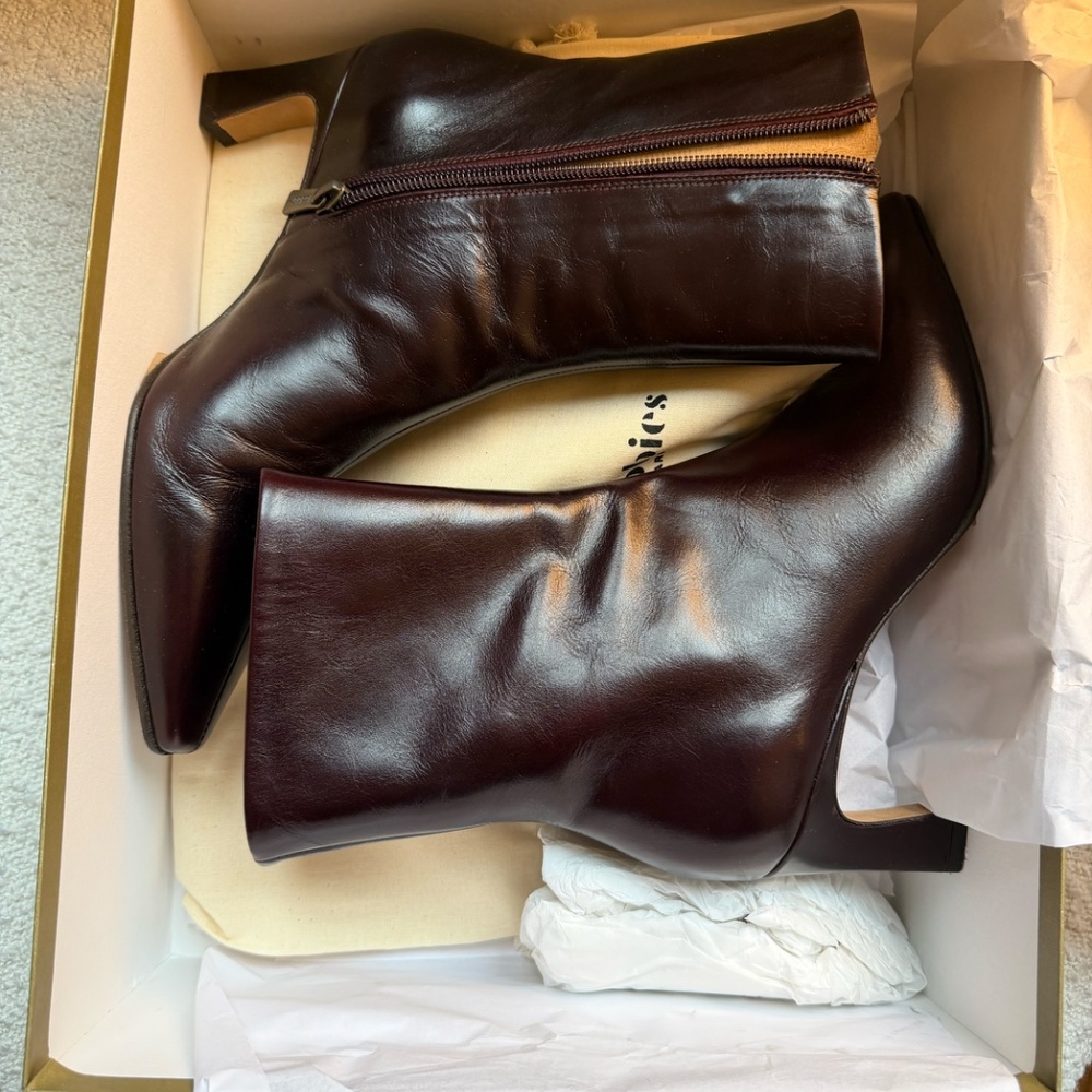 Bobbies Paris Emilie Boot (Burgundy) (size 38) - Picture 2 of 9